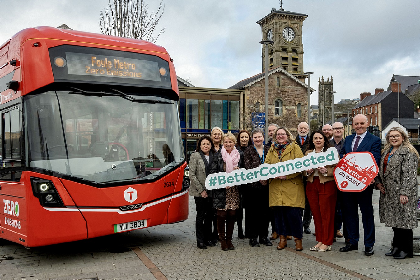 A photo from the launch event in Derry for the Better on Board Northwest Charter