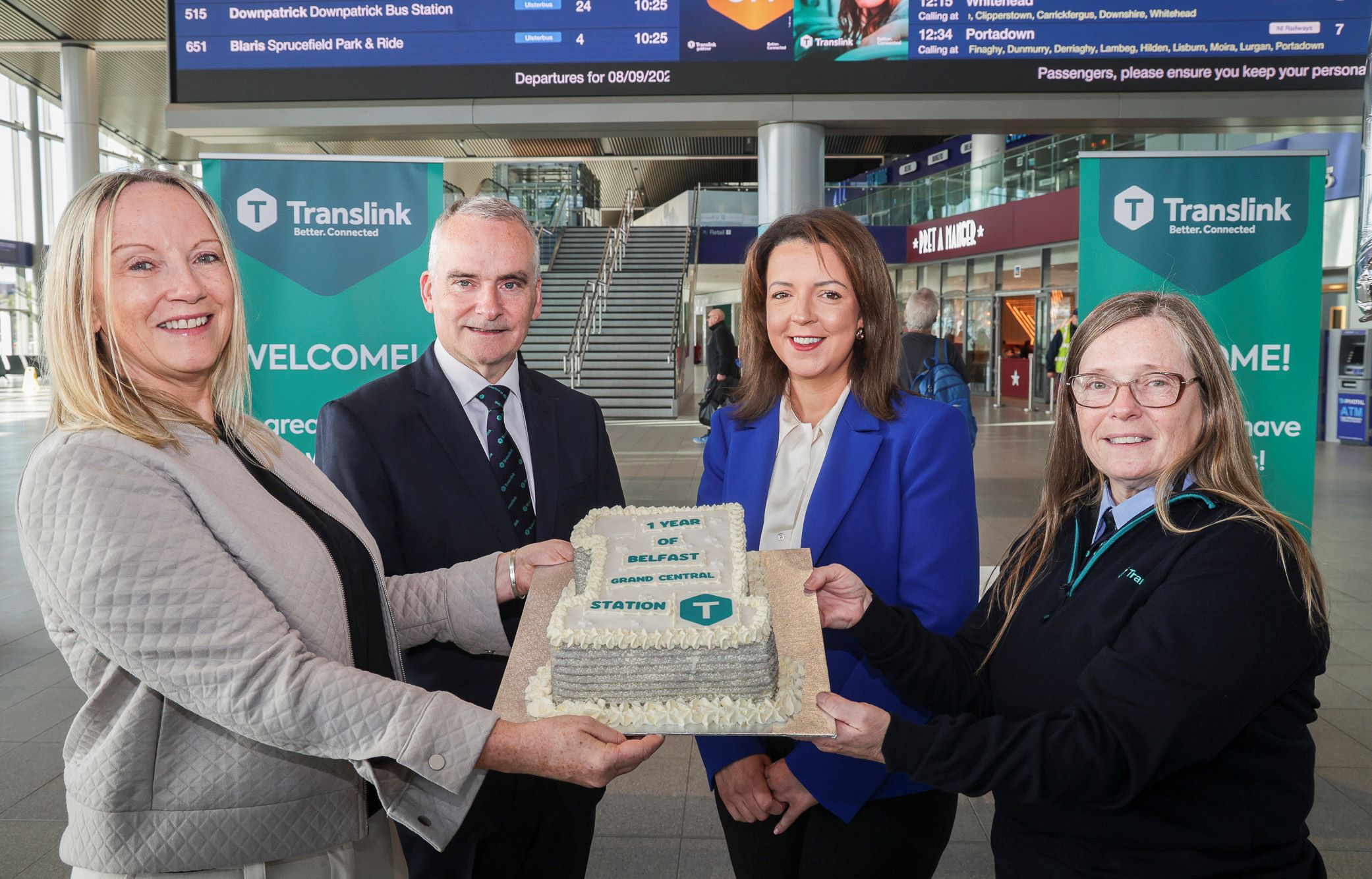 Belfast Grand Central Station Turns One | Press News | Translink