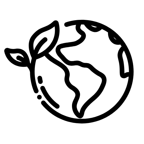 An icon showing a globe
