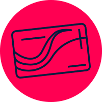 Icon of a travel card