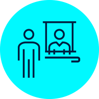 Icon of ticket desk