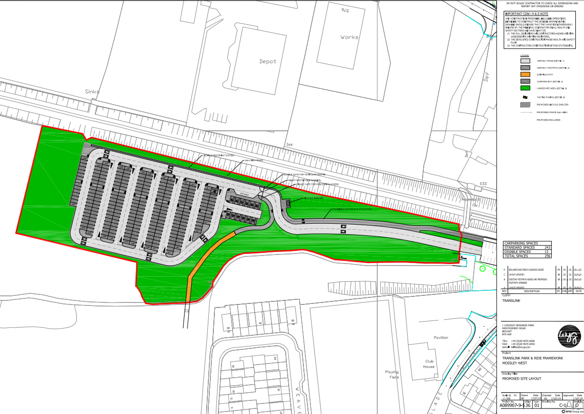Artists Plan of area