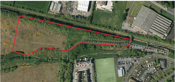 birds eye view of mapped area